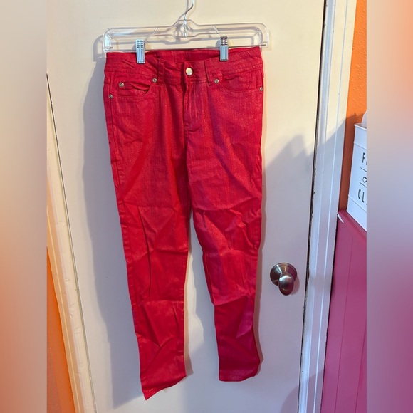 Candy Girl Other - Sparkling Hot Pink Skinny Jeans